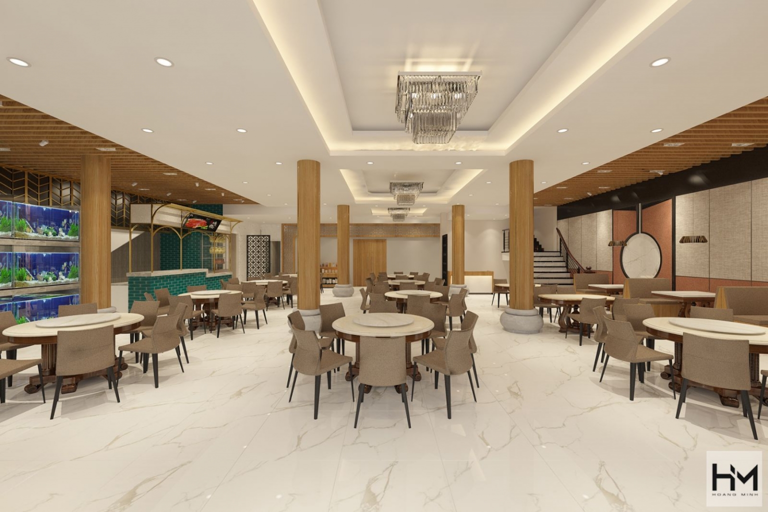 Thiết kế nhà hàng lẩu cá