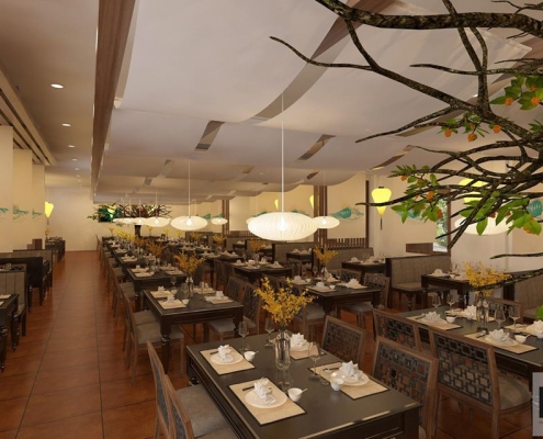 thiet ke nha hang khu resort