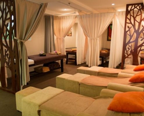 cach trang tri spa