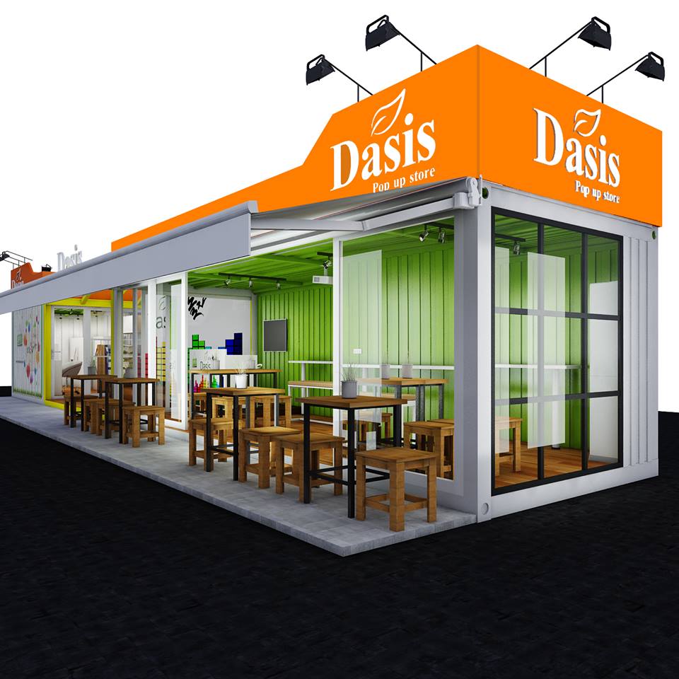 quán Cafe Container DASIS
