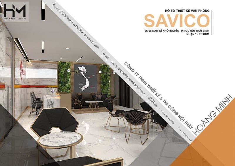 thiết kế văn phòng SAVICO