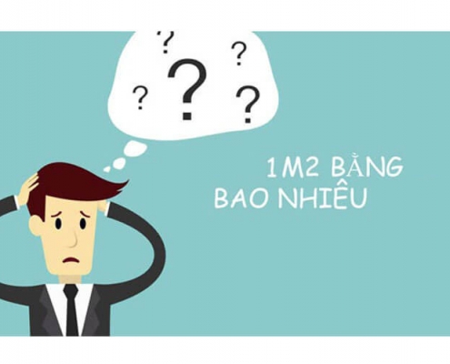 1m2 bằng bao nhiêu