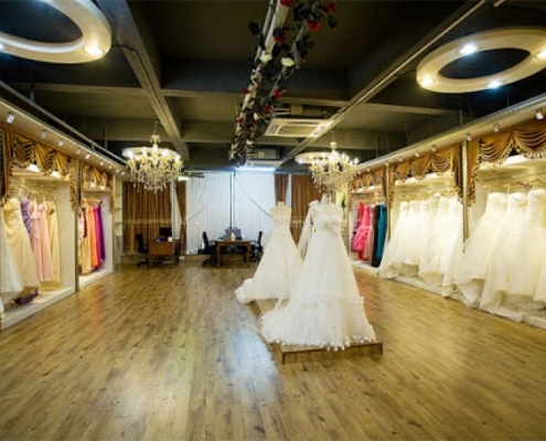 thiet ke noi that showroom ao cuoi dep