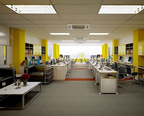 thiet ke noi that van phong 100m2