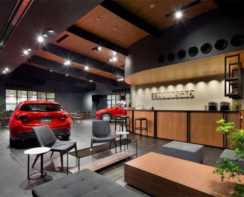 thiet ke showroom o to