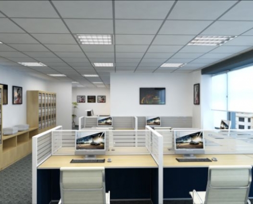 thiet ke van phong 40m2 dep