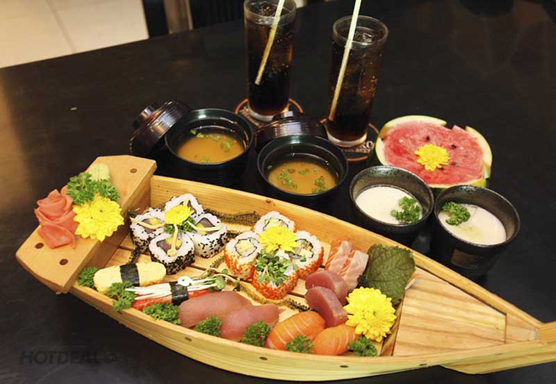 menu nha hang sushi